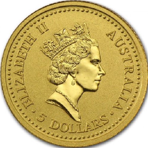 1.55 грама златна монета Австралийско Кенгуру