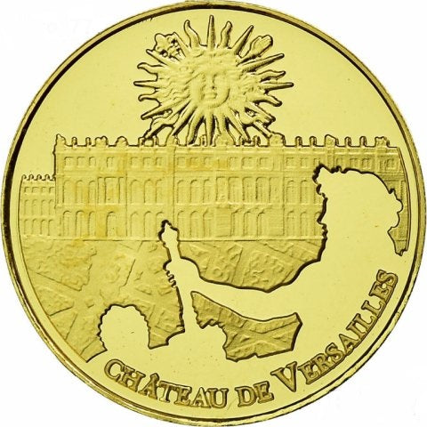 0.5 грама златна монета Замък Версай