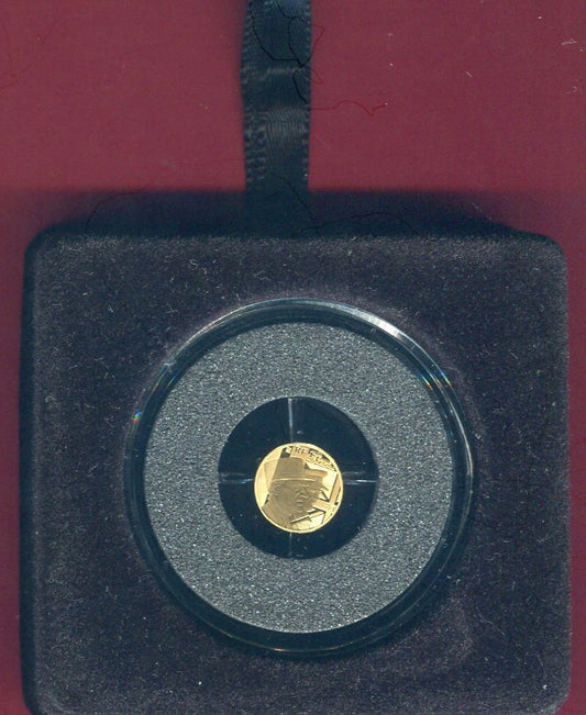 0.50 грама златна монета Де Гол и Чърчил