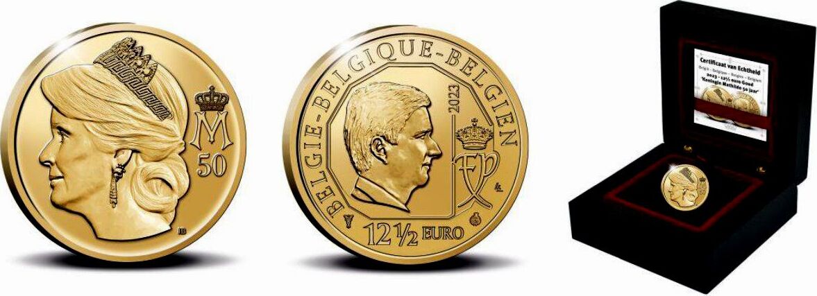 1.25 грама златна монета Кралица Матилда