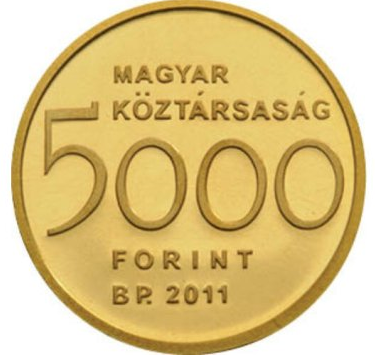 0.5 грама златна монета Адам Кларк