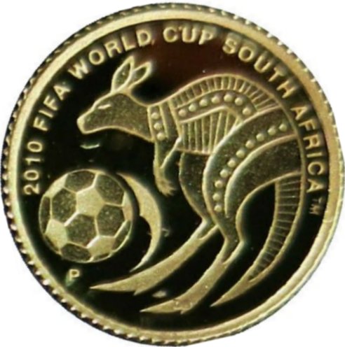 0.50 грама златна монета Световно по Футбол