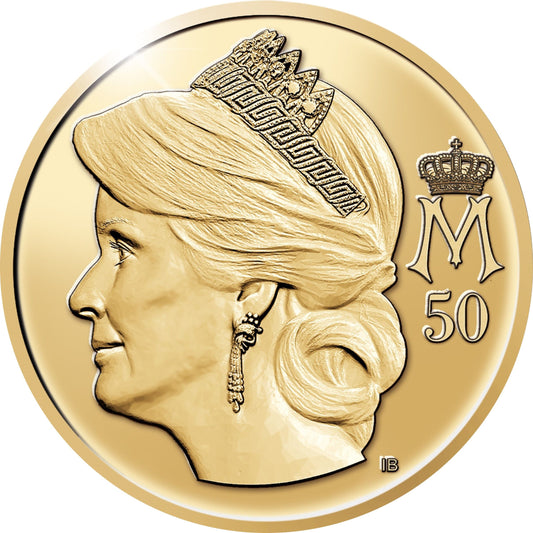 1.25 грама златна монета Кралица Матилда