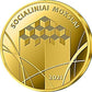 1.24 грама златна монета "Литва социални науки"