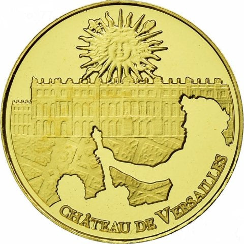 0.5 грама златна монета Замък Версай
