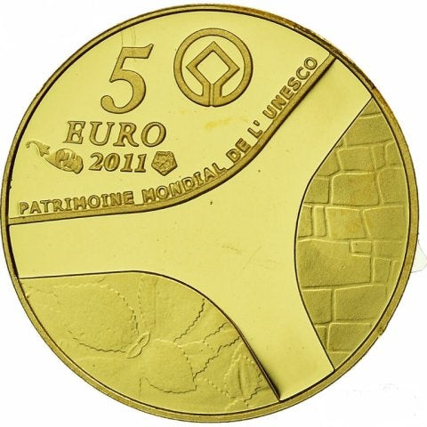 0.5 грама златна монета Замък Версай